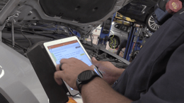 Tech Inspection iPad in use